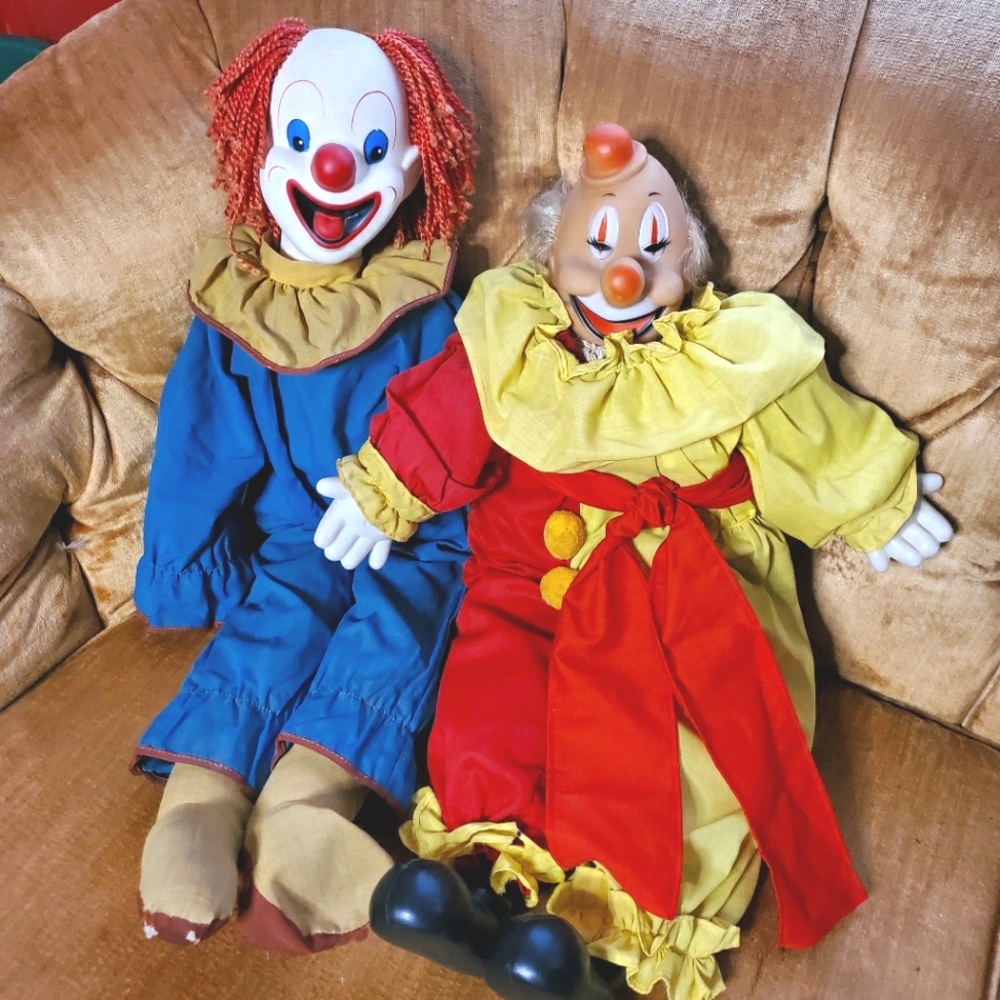 🤡Vintage 1963 Clown dolls🤡